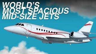 Top 3 Mid-Size Private Jets With Spacious Cabins 2023-2024  Price & Specs