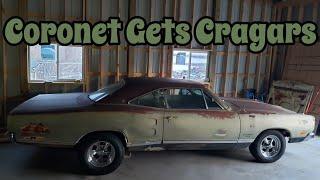 Swapping Wheels & Studs on the 1969 Coronet. Different Generations Of Cragars & Lug Nut Issues.