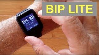 XIAOMI HUAMI AMAZFIT BIP LITE Fitness Smartwatch Always On Screen Missing GPS Unboxing & 1st Look