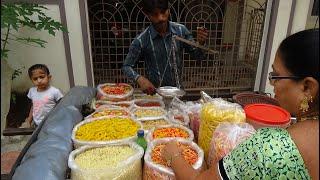 Dry Salt Roasted Peanuts & Fryums  Far Far  Ramakra  Boongra  Famous Healthy Indian Street Food