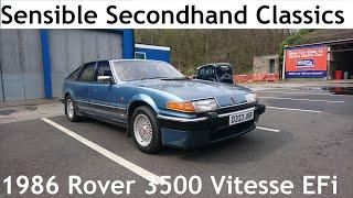 Sensible Secondhand Classics 1986 Rover 3500 Vitesse EFi SD1 at the Great British Car Journey