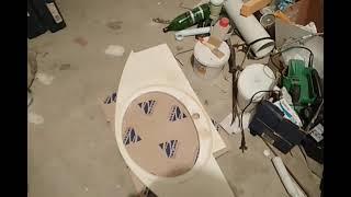 Изготовление столешницы в ванну из ЦСП. Часть 6 или Что будет с жидким Акрилом если покрыть ванну