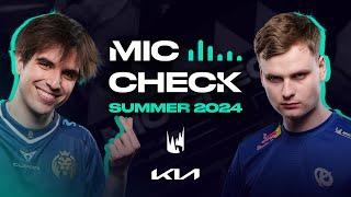 Fight for Playoffs  Kia Mic Check  2024 LEC Summer Week 4