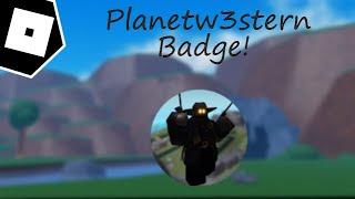 How To Get Outlaws of the West Badge In Technically TBBF RP - Roblox