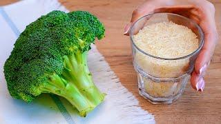 Broccoli with rice has never tasted so good Amazingly delicious broccoli casserole recipe ASMR