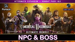 PS4 Mortal Kombat 11 - ULTIMATE UPGRADE By PsHack  And Playable NPCs & Boss By Gamer Subzero