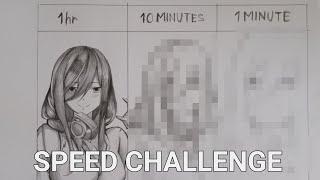 Speed Challenge - Miku Nakano Drawing