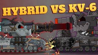 Hybrid vs KV-6 - Cartoons about tanks