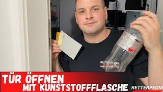 TÜRÖFFNUNG  Tür mittels PET Flasche Kunststoffkarte und Chipkarte öffnen 