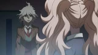 Junko and Nagito meeting for the first time Danganronpa 3 Despair Arc