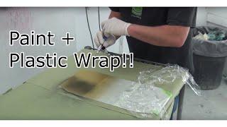 Tool Tip #3 Epic Paint Effect With Plastic Wrap