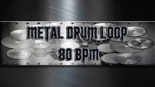 Slow Metal Drum Loop 80 BPM HQHD