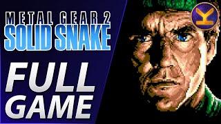 Metal Gear 2 Solid Snake 1990 MSX2 - Full Game 100% Complete Walkthrough Gameplay