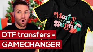 How to Use a Direct To Film Transfer DTF Transfers  Craftmas Day 5