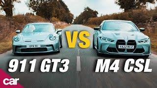 BMW M4 CSL vs Porsche 911 GT3 Touring 4K