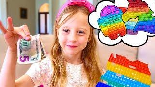 Nastya and her friends are playing Pop-It Challenge  Compilation of videos for kids