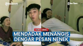 Lagi Asyik Makan Mie Pria ini Mendadak Menangis Dengar Pesan Nenek