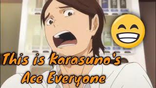 Haikyuu Azumane Asahi Best Moments Karasunos Ace is a Scaredy Cat