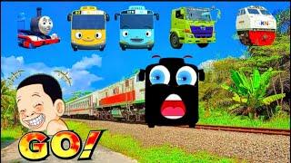 Mari Bermain Tebak Gambar Lucu Kereta Api CC203 Thomas Titipo LAni Train Densha Kereta Api Lucu