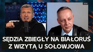 Były polski sędzia Tomasz Szmydt w programie rosyjskiego propagandysty Sołowjowa