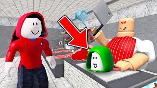 หนีตายออกจากร้านขายเนื้อสุดโหด - Roblox Obby