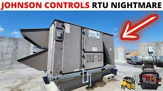 HVAC Johnson Controls RTU Not Cooling Elevator Mechanical Room Johnson Controls Roof Top Unit