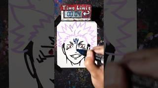 How to Draw SUKUNA in 40 Seconds