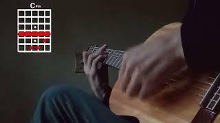 Here With Me - D4vd guitar tutorial tabs and chords How to play on guitar