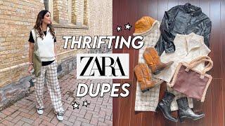 THRIFTING ZARA DUPES FOR FALLWINTER 