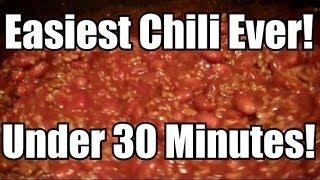 Super Easy Chili Recipe Stove top or Ninja Cooking System