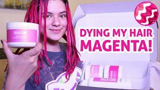 Magenta Hair Color Pink Hair Tutorial DIY Home Color Dye