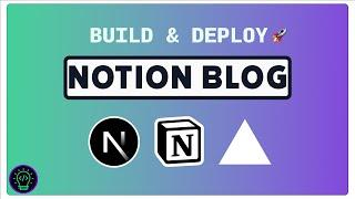 Build a Notion Powered Blog w NextJS & TailwindCSS