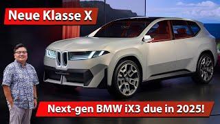 BMW Vision Neue Klasse X concept - 2025 iX3 with smaller grille Tesla-style interior