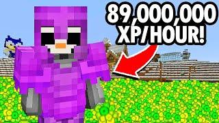 I Built the Worlds Fastest XP Farm in Minecraft Hardcore