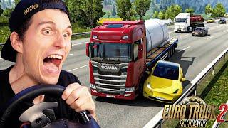 Schwerer UNFALL auf der AUTOBAHN  Euro Truck Simulator 2 mit Mods