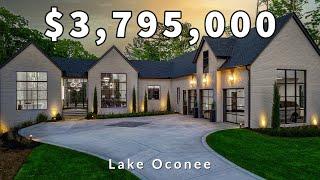 Take a tour of this MODERN Dream Home in the LUXURIOUS Reynolds Lake Oconee