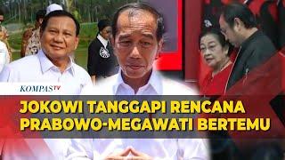 Presiden Jokowi Tanggapi Rencana Pertemuan Prabowo Subianto dan Megawati Soekarnoputri