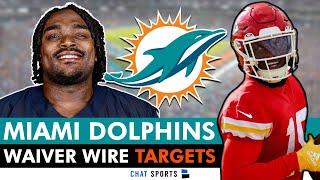 Miami Dolphins Waiver Wire Targets AFTER NFL Cutdown Day Ft. Kadarius Toney & JaTyre Carter