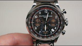 Baume and Mercier Capeland Chronograph Mens Watch Review Model 10002