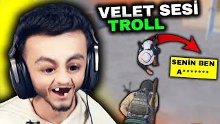 VELET SESİ GERİ DÖNDÜ  ADAMA OYUNU SİLDİRDİM ÇILDIRDI  PUBG Mobile