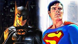 Superman Christopher Reeve meets Batman Michael Keaton - VHS Clip FAN-MADE