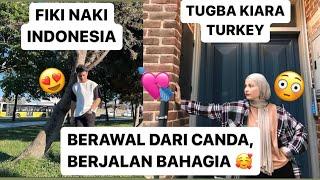 FIKI NAKI DAN TUGBA. BERAWAL DARI BERCANDA BERJALAN BAHAGIA  #ometv #fikinaki #tugba