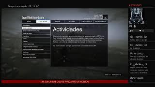 Jugando GTA V Online esperando 11 h a que quiten el mal perdedor Usher-Joaco