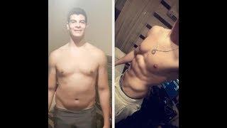 2 Month Bulk to Cut Transformation 20% to 7% body fat