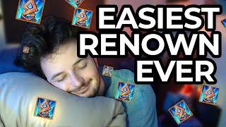 Easiest Catch-up Renown Method  Dont Skip Out