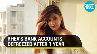 SSR Drug Case Rhea Chakraborty gets access to her bank accounts after a year What court said