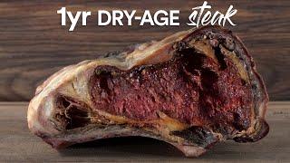 I dry-aged STEAKS for 1 YEAR and ate it