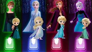 Anna Into The Unknown - Elsa Let It Go - Love Me Like You Do - I See The Light  Frozen  Tiles Hop