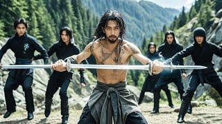 Kung Fu Movie Sword God escaping from past feuds disguises as a beggar to live in anonymity