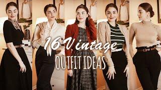 16 VINTAGE OUTFIT IDEAS for Autumn & Winter  Lookbook